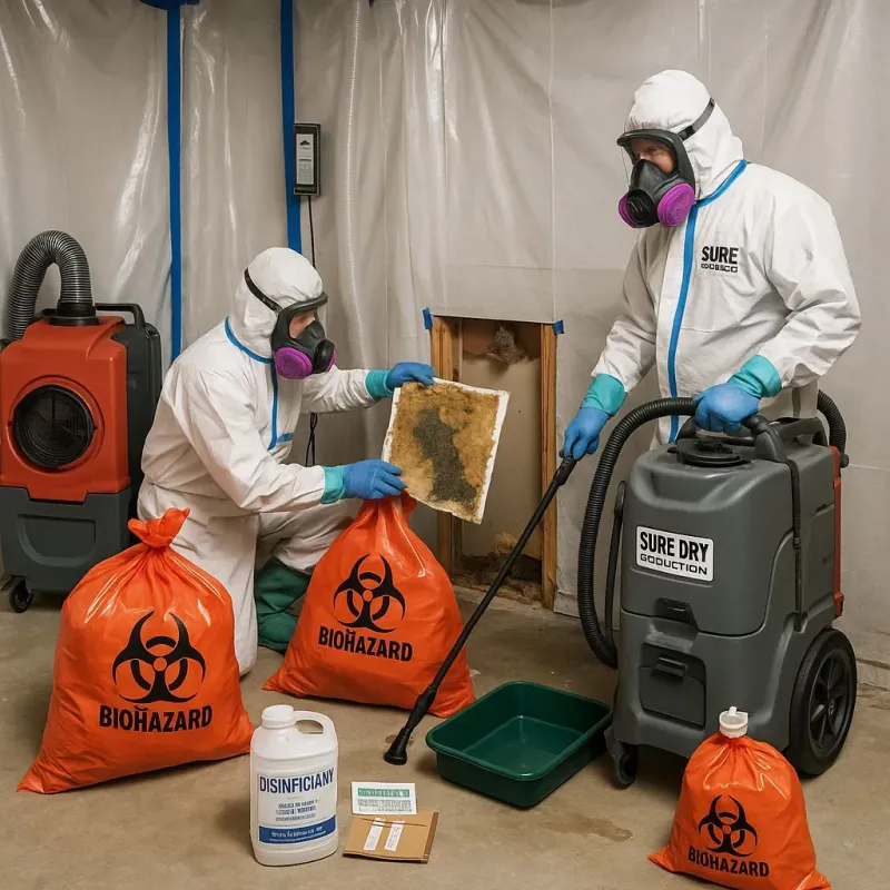 Contaminated Water Handling Protocols process in Bajadero, PR